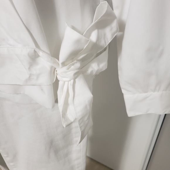 2/$20Massimo Dutti Cotton Wrap blouse - Picture 3 of 6